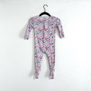 Magnetic Me... Baby Girls Pink Mayfair Snug Fit Organic Footie Size 18-24 Months